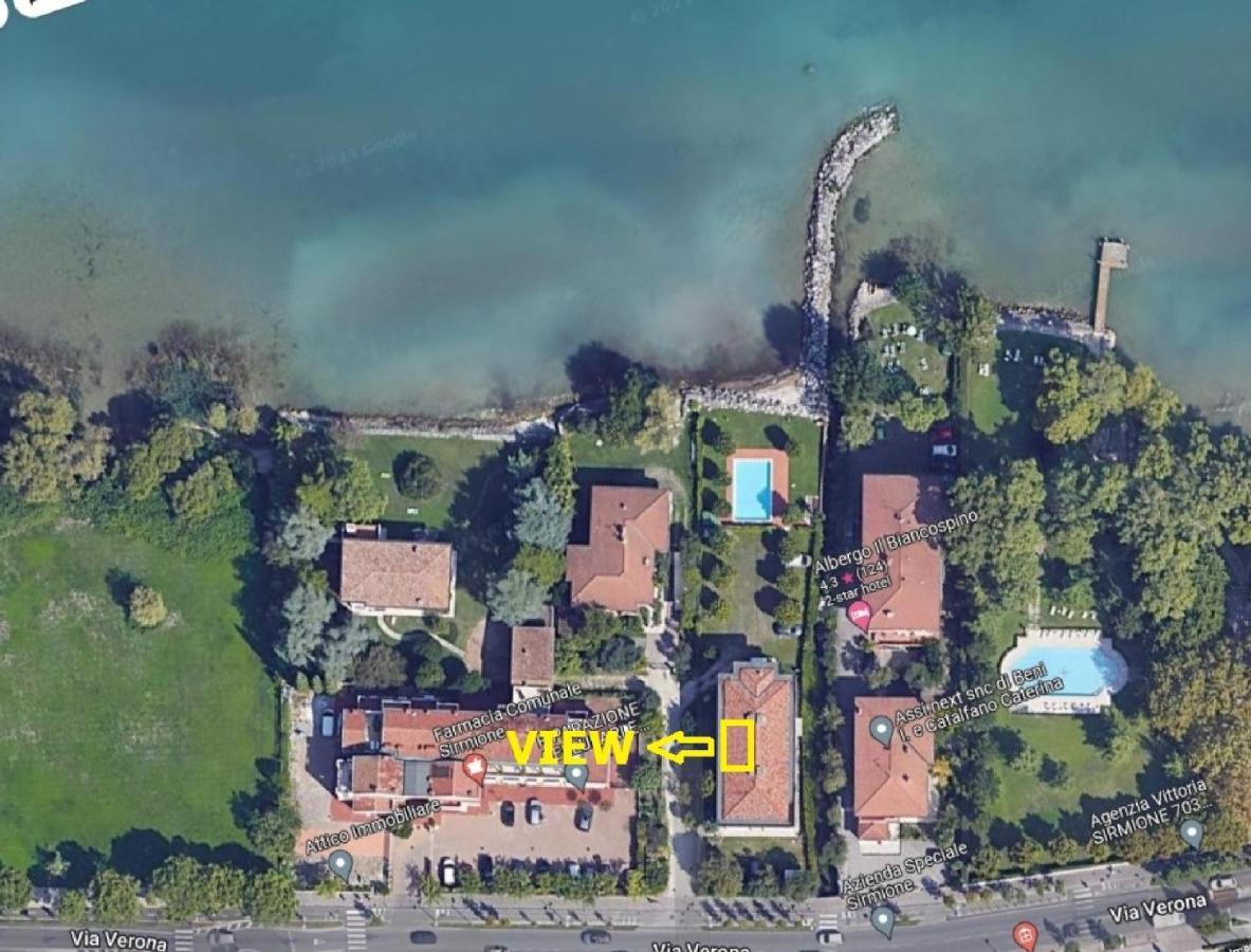 Casa Lugana 2 - monolocale con piscina fronte lago Sirmione Esterno foto